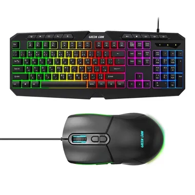 ست کیبورد و ماوس Dell GKM-400 RGB