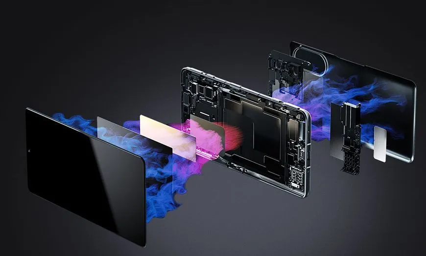 سیستم خنک سازی گوشی Redmi K40 Gaming Edition