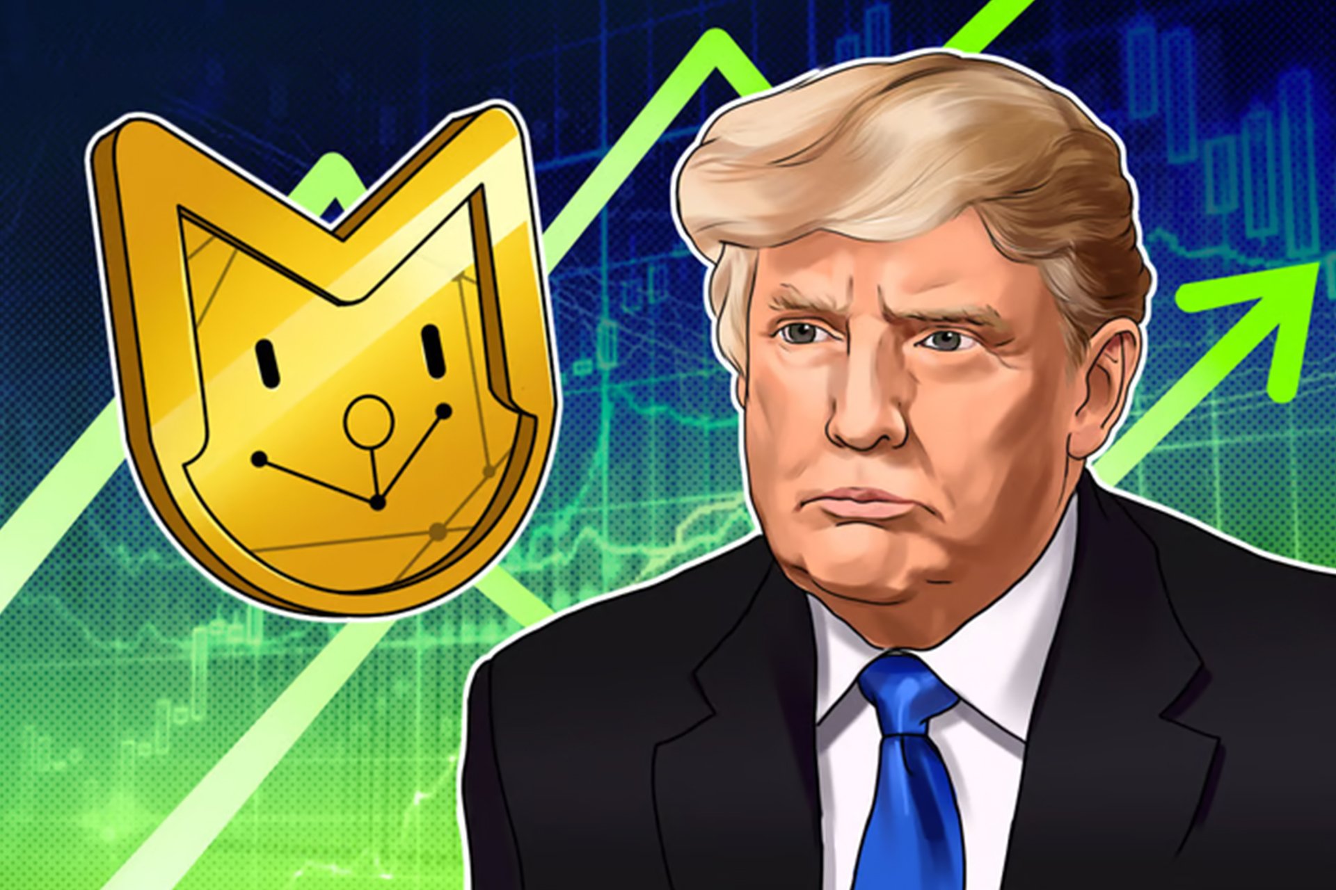 trump mimcoin blockchain