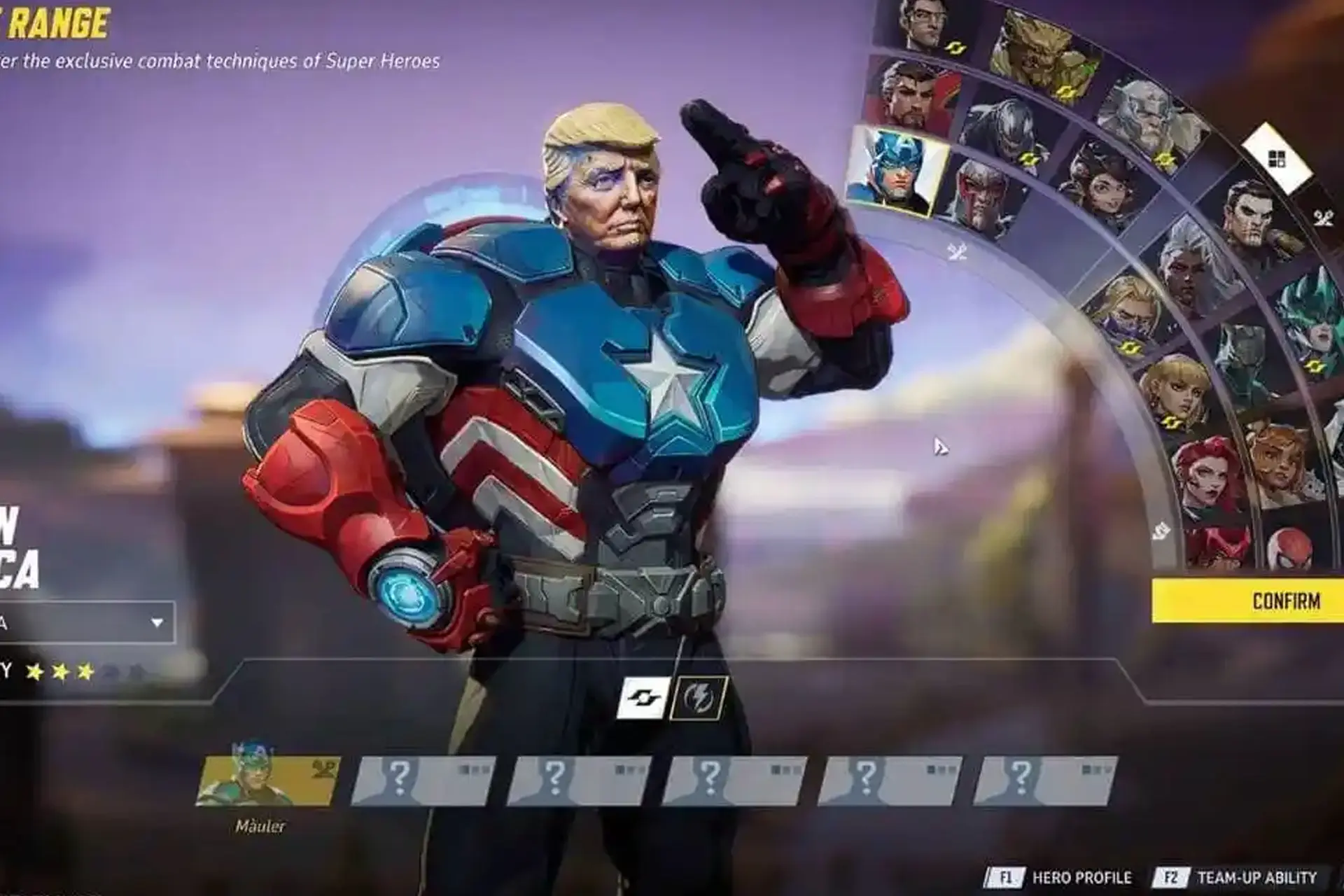 trump mod in marvel rivals