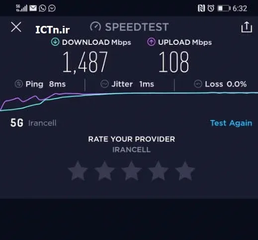 آغاز بهره برداری از اولین سایت 5G در ایران؛ سرعت دانلود 1500 مگابیت بر ثانیه