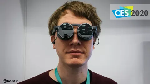 اولین عینک واقعیت مجازی HDR دنیا معرفی شد (CES 2020)