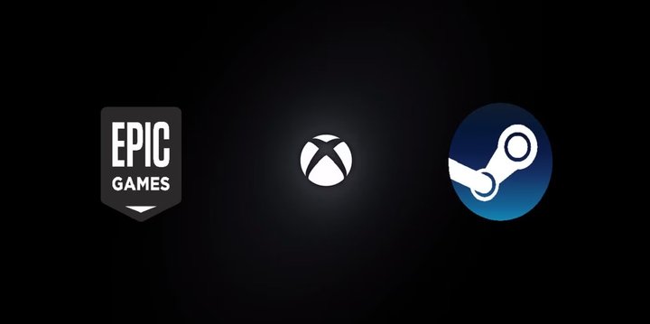 xbox-series-x-epic-games-store-steam-logos